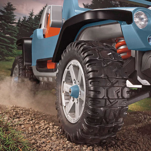 Power wheels jeep hurricane blue #5