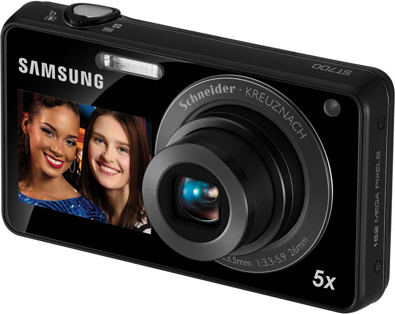 Samsung ST700 DualView 16.1 Megapixel Digital Camera (Black)